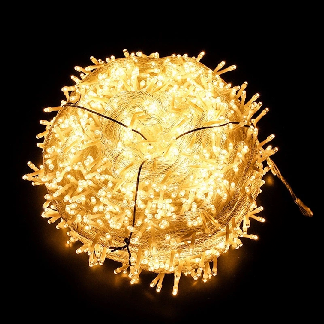 Pisca-Pisca de Natal 100 LEDs – 10m, 8 Funções, 110V/220V