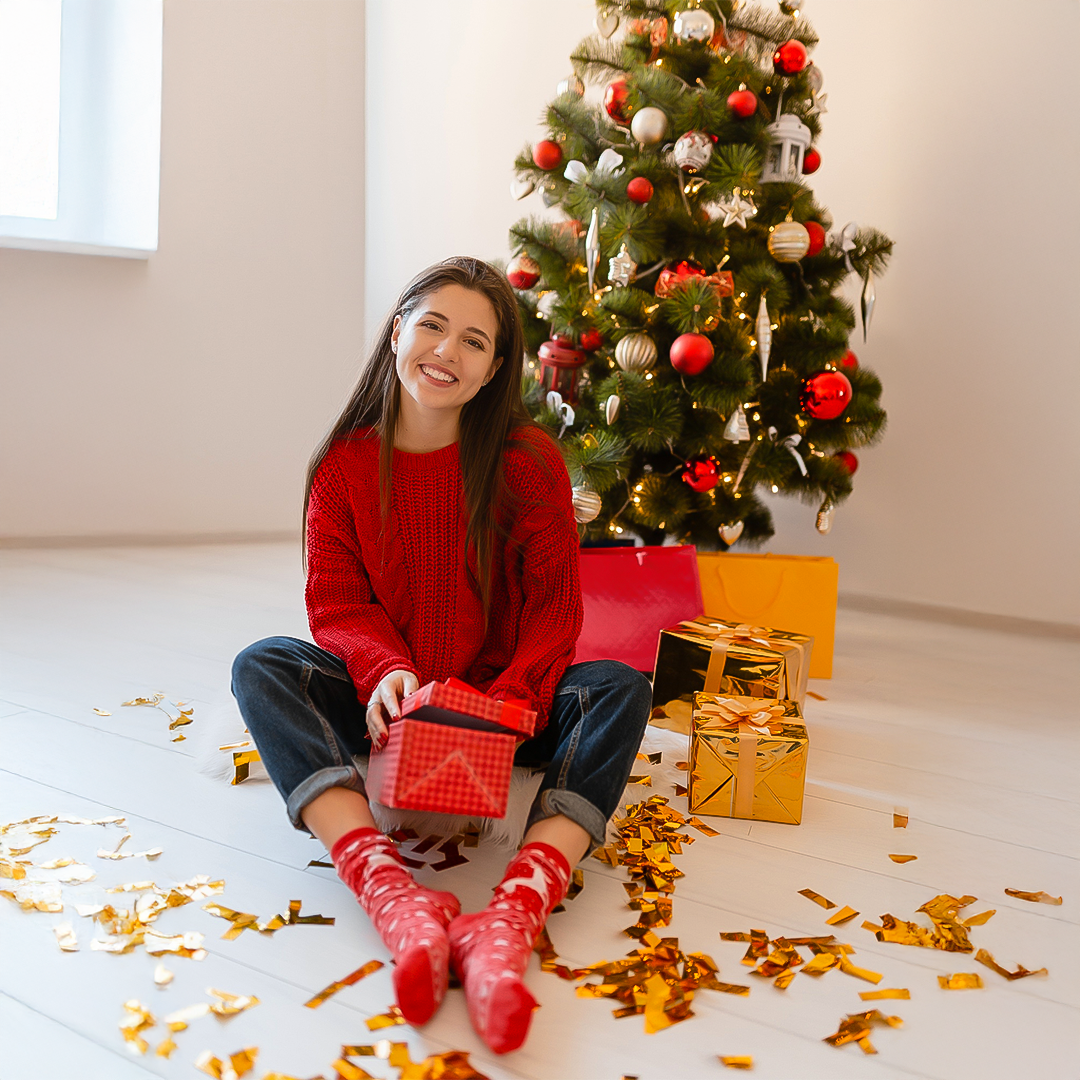 Árvore de Natal Tradicional Pinheiro 1,5m | 1,8m | 2,1m – Galhos Densos e Ajustáveis