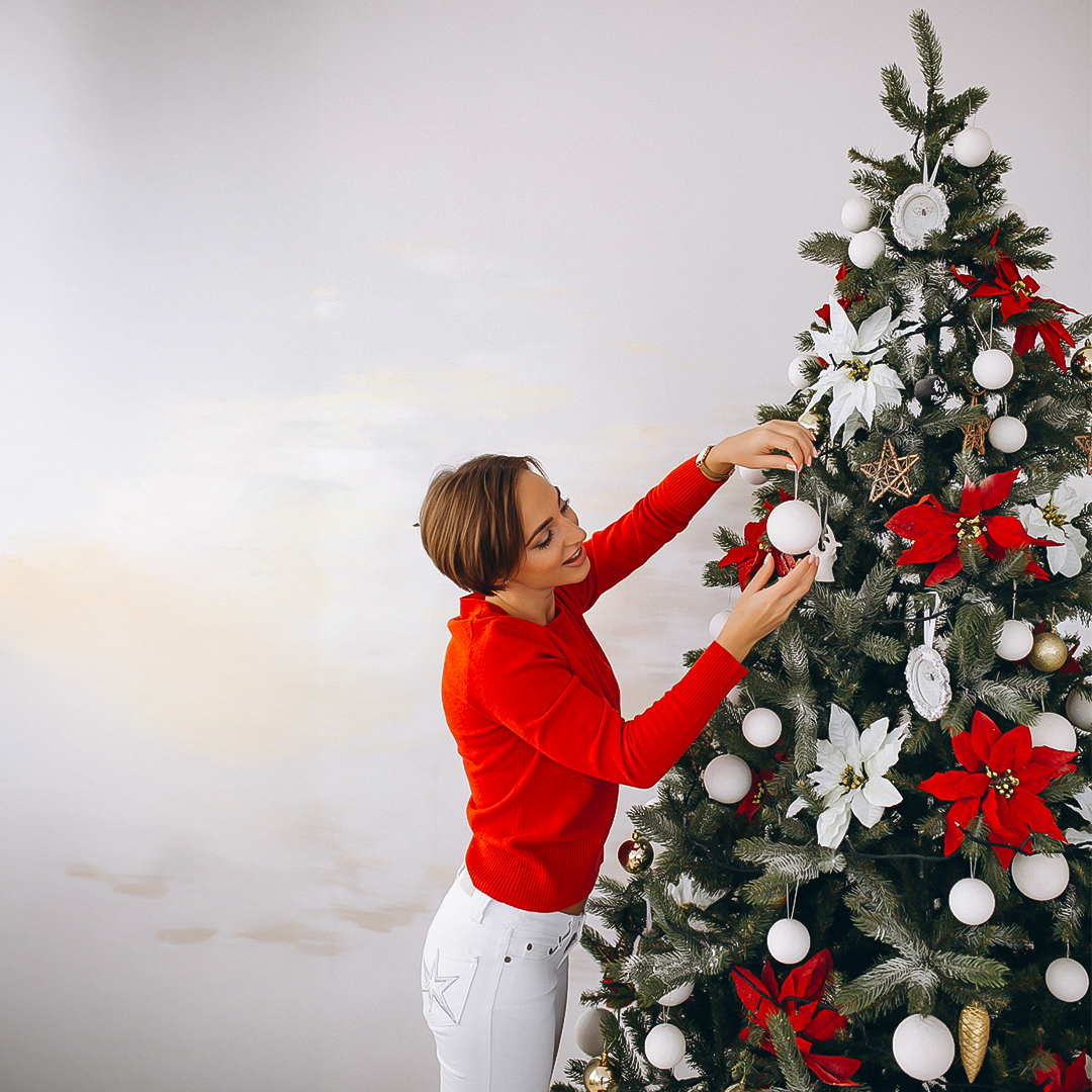 Árvore de Natal Tradicional Pinheiro 1,5m | 1,8m | 2,1m – Galhos Densos e Ajustáveis