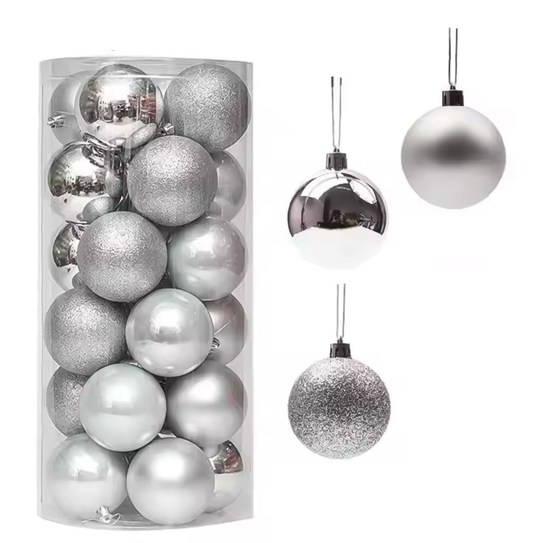 Kit 7 Bolas Natalinas – Enfeites de Natal