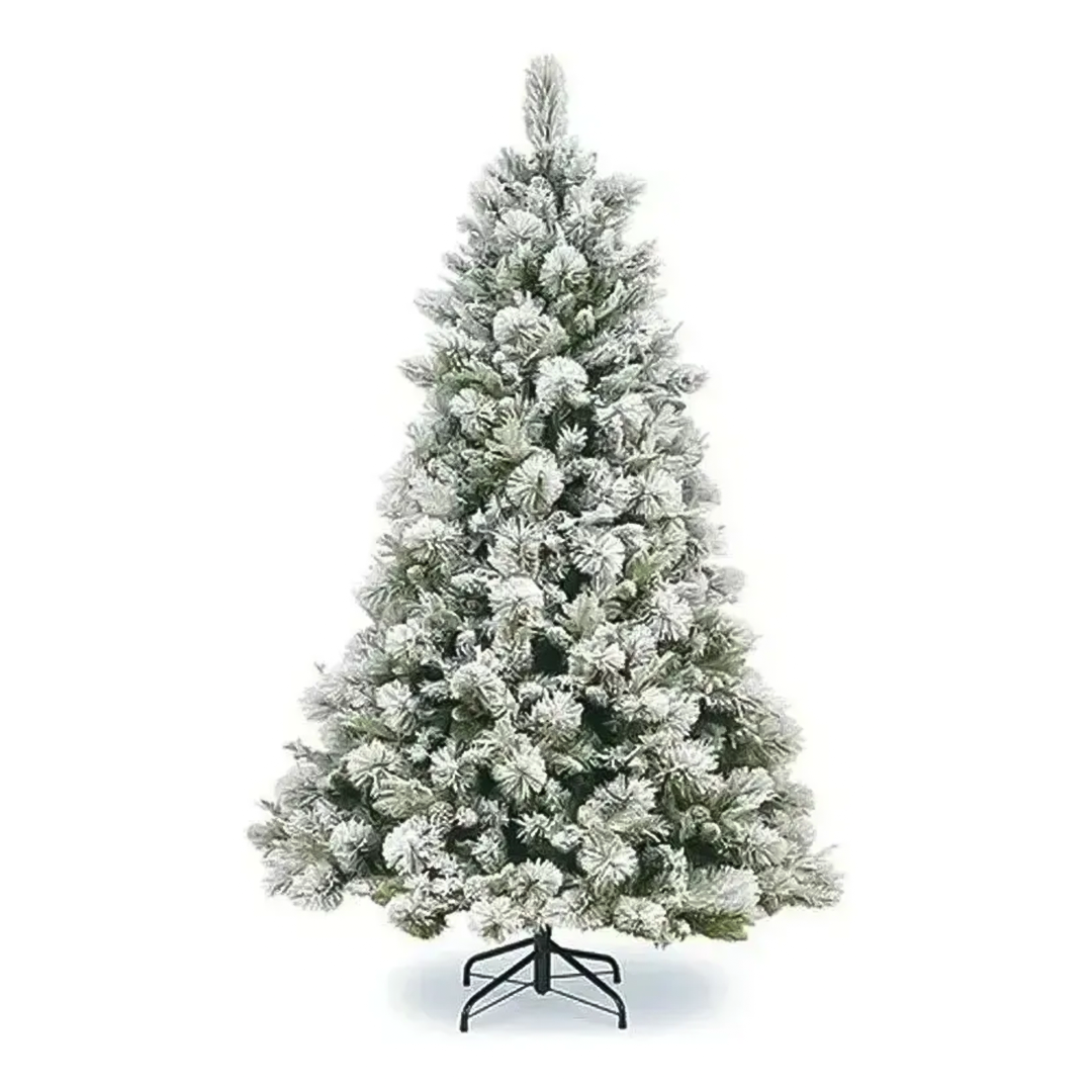 Árvore de Natal 60cm Decorada + 36 Enfeites – Verde ou Nevada