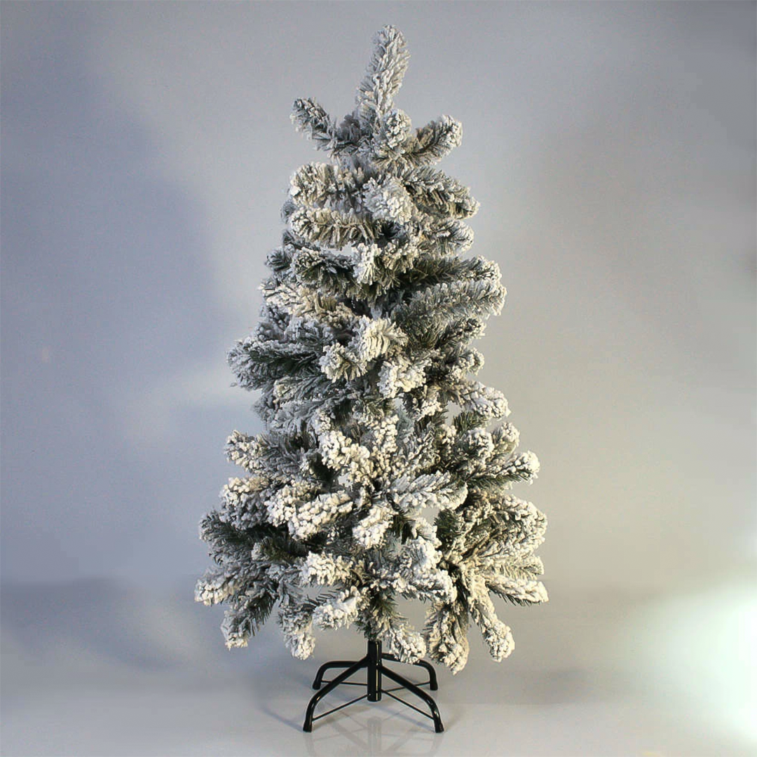 Árvore de Natal 60cm Decorada + 36 Enfeites – Verde ou Nevada