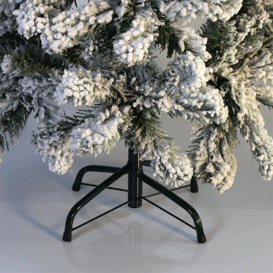 Árvore de Natal 60cm Decorada + 36 Enfeites – Verde ou Nevada