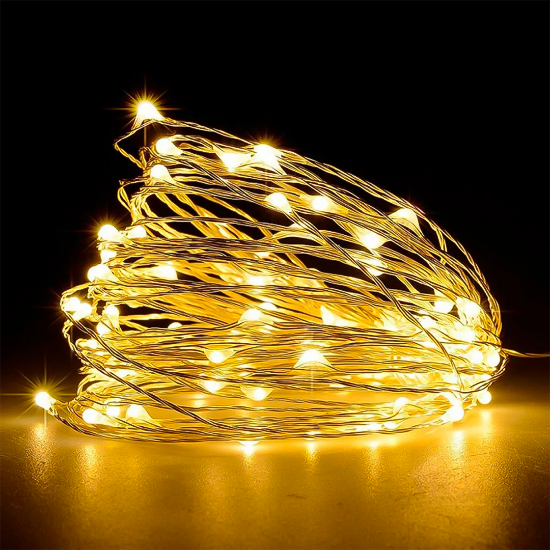 Fio de Fada LED 10m – 100 Leds