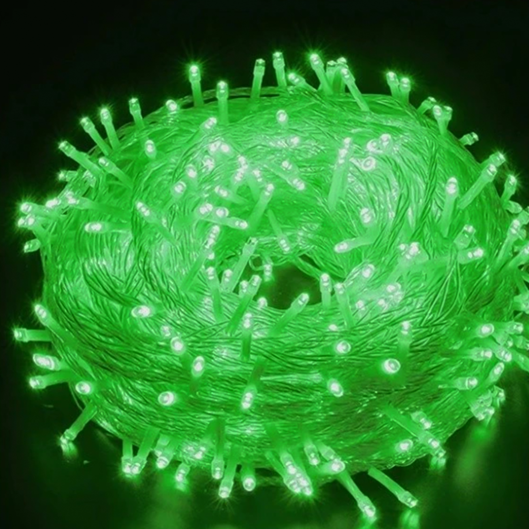 Pisca-Pisca de Natal 100 Leds – 10m, 8 Funções e Várias Cores