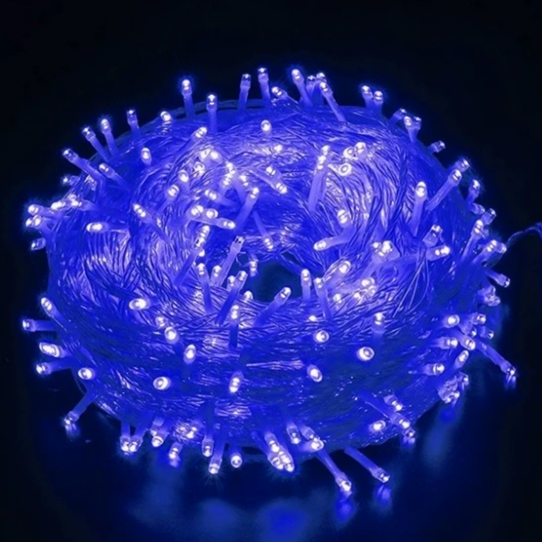 Pisca-Pisca de Natal 100 Leds – 10m, 8 Funções e Várias Cores