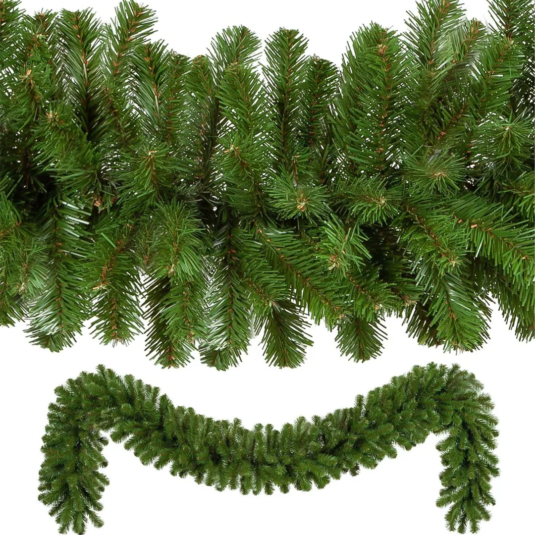 Festão Aramado Verde de Natal – Decoração Natalina