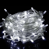 Pisca-Pisca de Natal 10m 100 LEDs 220V – 8 Funções com Fio Transparente