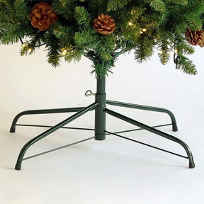 Árvore de Natal 1,80m - 350 Galhos - Base de Ferro Premium