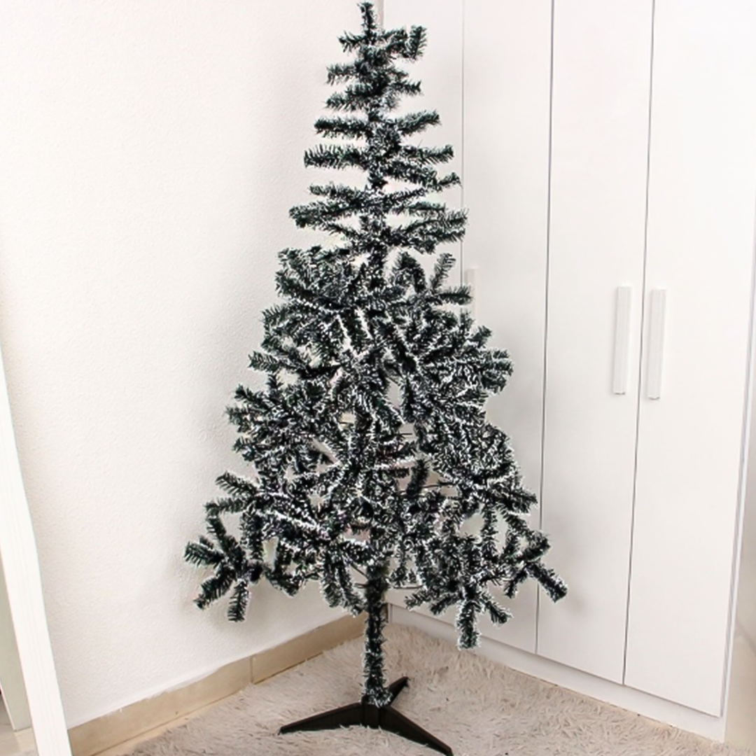 Árvore de Natal Nevada 150cm com 220 Galhos Cheios