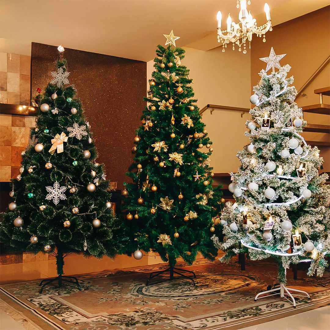 Árvore de Natal Grande 120cm a 210cm – Até 450 Galhos