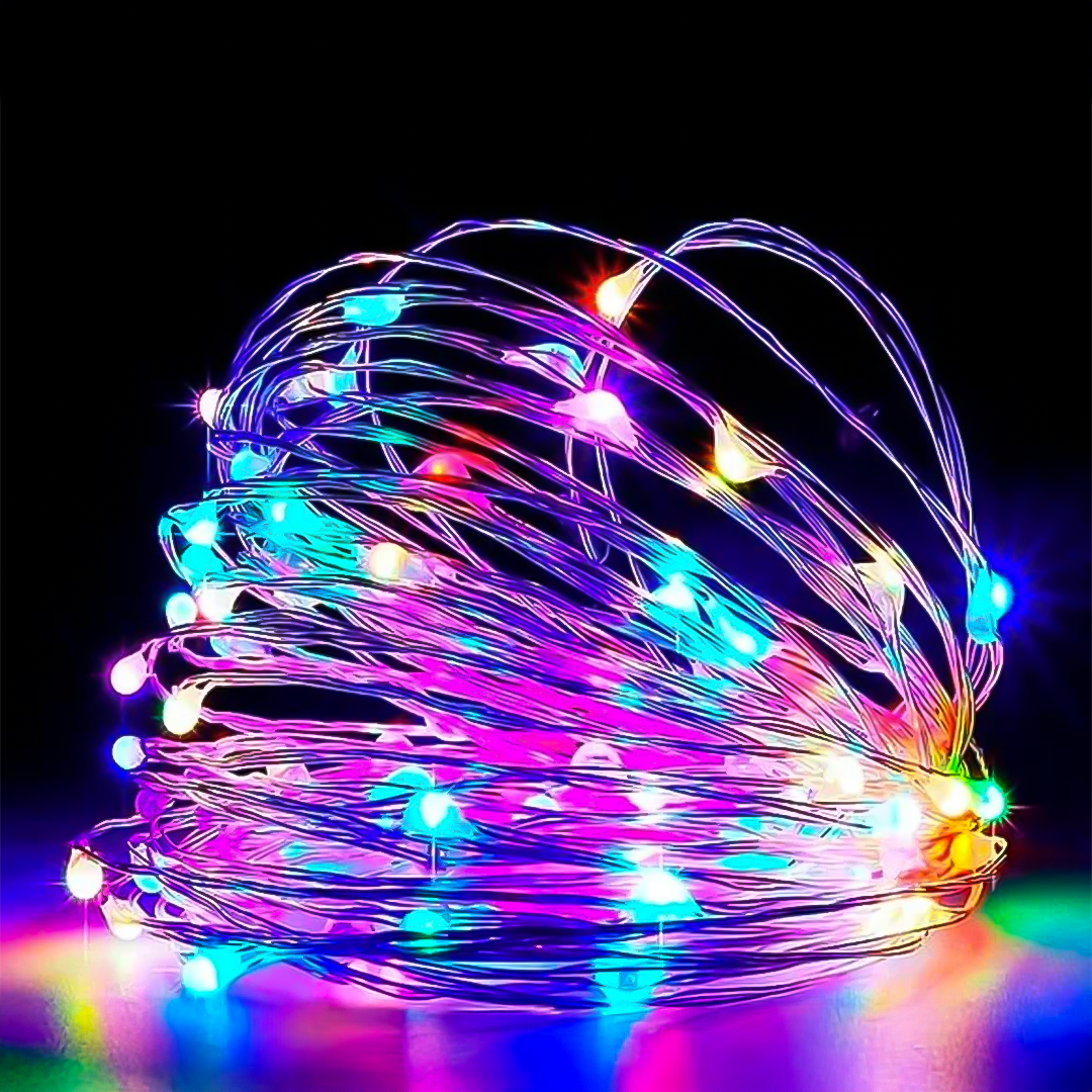 Fio de Fada LED 10m – 100 Leds