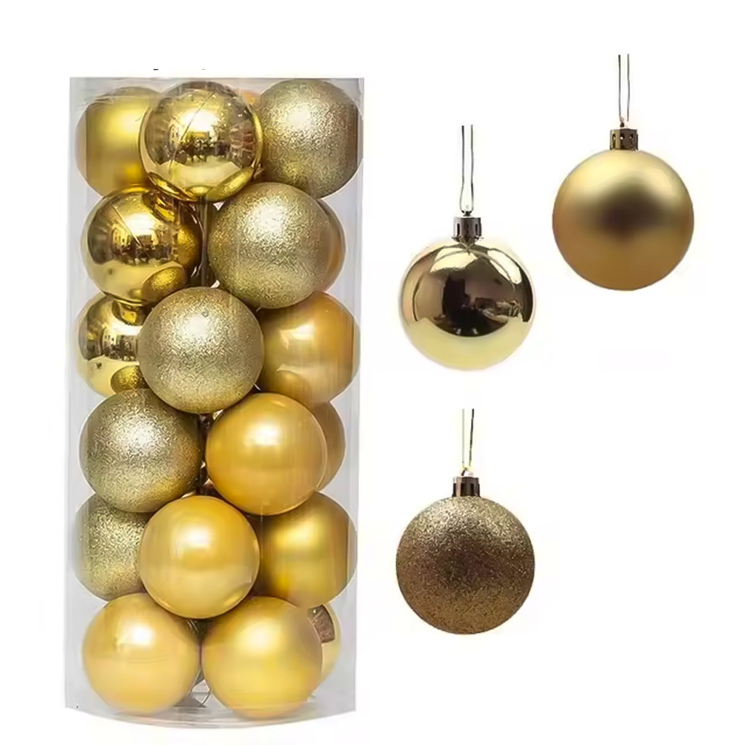 Kit 7 Bolas Natalinas – Enfeites de Natal