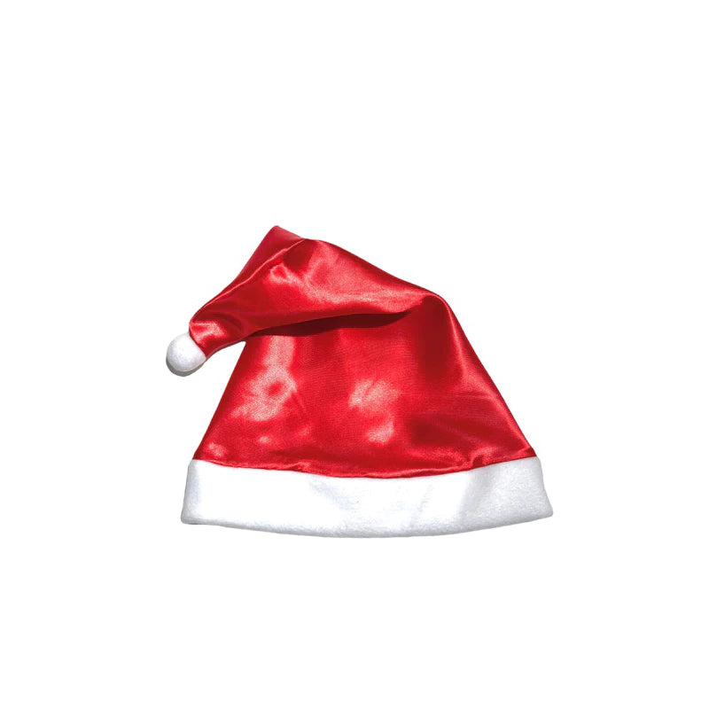 Gorro de Papai Noel Natalino com Regulagem – RN, Bebê, Infantil e Adulto – Cetim Antialérgico