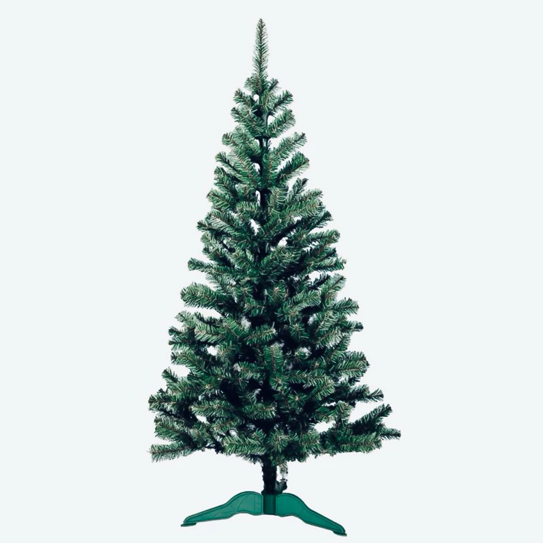 Árvore de Natal Verde Tradicional  90cm a 2,10m - Com Suporte Plástico ou Ferro