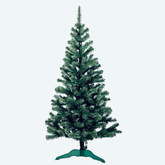 Árvore de Natal Verde Tradicional  90cm a 2,10m - Com Suporte Plástico ou Ferro