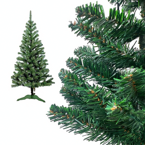 Árvore de Natal Verde Tradicional  90cm a 2,10m - Com Suporte Plástico ou Ferro