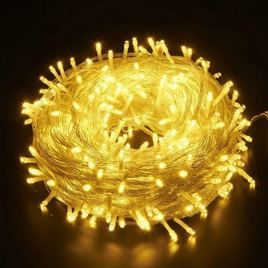 Pisca-Pisca de Natal 100 Leds – 10m, 8 Funções e Várias Cores