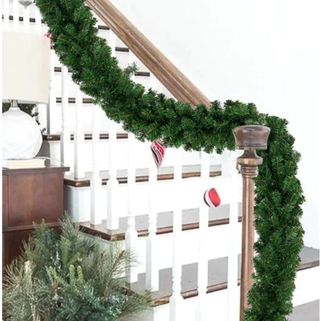 Festão Aramado Verde de Natal – Decoração Natalina