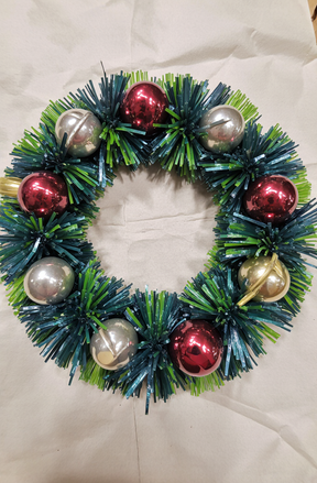 Guirlanda de Natal com Laço Vermelho – Enfeite para Porta, Decoração Natalina Festiva